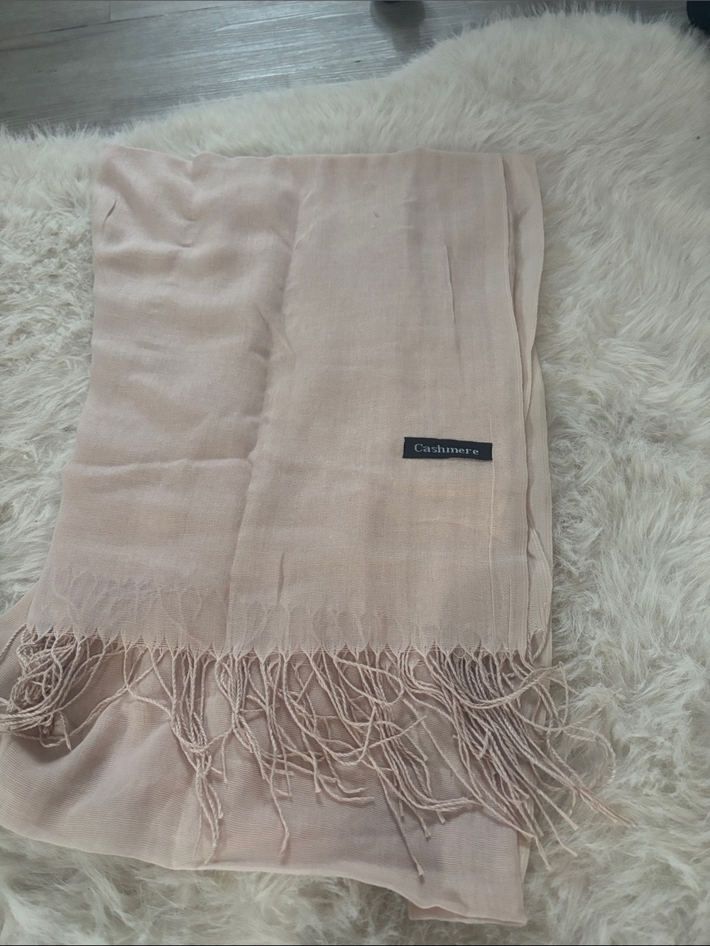 Soft Cashmere Light Blush Scarf - Women Accessories